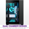 FOIFKIN PC Case - Pre-Installed 6 PWM ARGB Fan, ATX