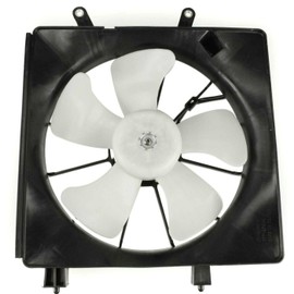 JDICY 2pcs Radiator And Consender Cooling Fan Blade A/C Compatible with Honda Civic DX/EX//HX/LX 2001-2005 & Value Package 2004-2005 620220 620219,Support for adaptive queries,Easy to install