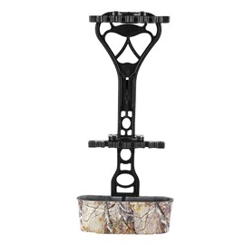 Arrow Quiver for 6 Arrows, Portable and Lightweight Archery Arrow Holder, Archery Hunting Quiver for Compound Bows, Tactical Bow Quiver for Target Shooting Training, Black
