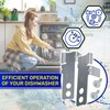 2 Pieces Brackets for Mounting the Built-In Dishwasher with the