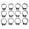 Set of 12 - Motorcycle Carburetor Clamps 42mm - 47mm