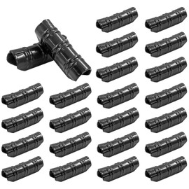 50 clips negros para invernadero de 3/4 pulgadas, clips de tubo para edificios de jardín, clips de abrazaderas de invernadero, clips de ABS negros para tuberías de PVC, películas de