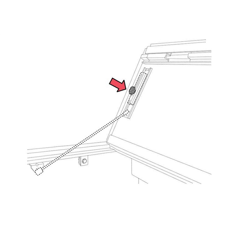 BAK Industries 356A0014 Lock Knob