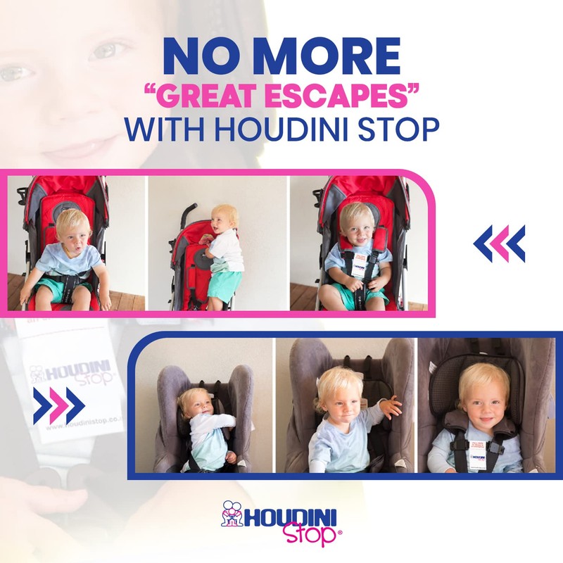 Lifestyle Parenting Houdini Stop Chest Strap Twin Pack