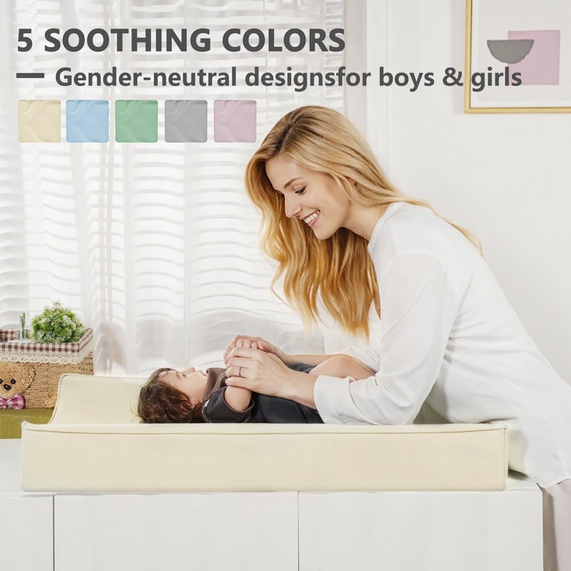 Vegan Leather Changing Pad Cover - 31"X 16" - Waterproof