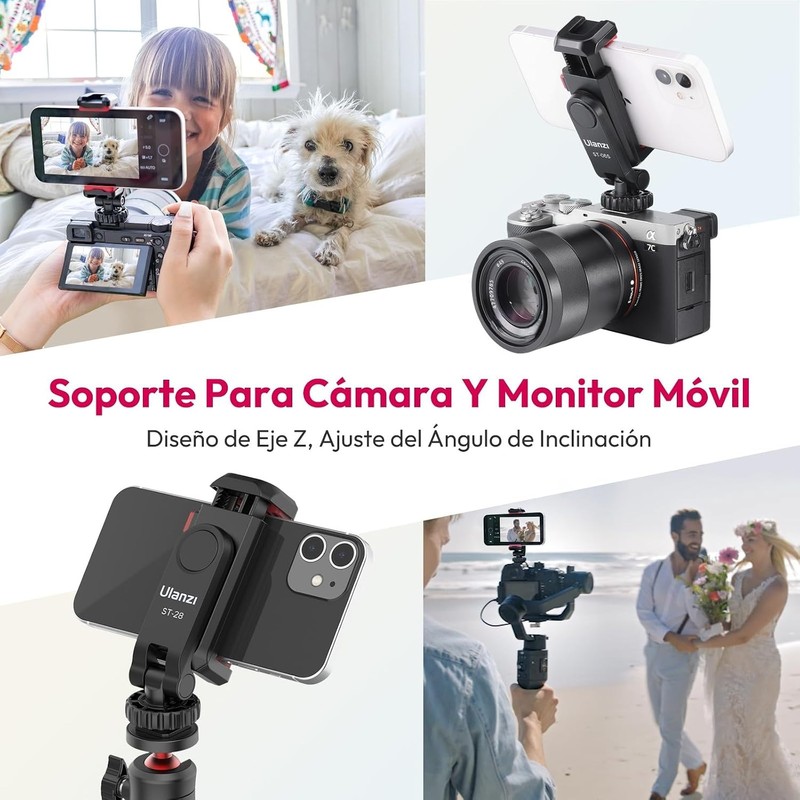 ULANZI ST-06S Adaptador Ajustable Soporte trípode Celular