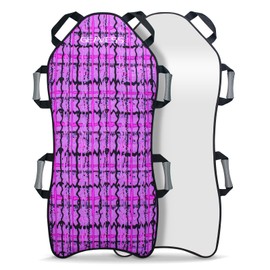 GEAVESS 45"×18" Foldable Snow Sled, Pink