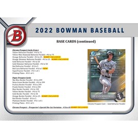2022 Topps Bowman Baseball Trading Card Mega Box