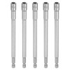 sourcing map 5pcs Nut Driver Drill Bit 6mm Metric Impact