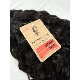 Tomicsu 20” Human Deep wave, Natural hair wigs, Brazilian Hair With band