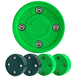 Better Biscuit 4 Pack - 2 Passer and 2 Shooter, Green/Dark Green
