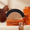 Nogeqi Handheld Folding Fan, Bamboo Foldable Hand Fan for Women