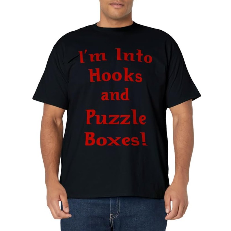 Hellraiser Inspired Hooks and Puzzle Boxes Horror Novelty T-Shirt