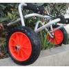 METER STAR 2pc 10" Kayak Cart Wheels, Puncture-Proof Tire Wheel