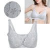 Women's Breastfeeding Bra Soft Lace Front Closure Thin Comfy Seamless