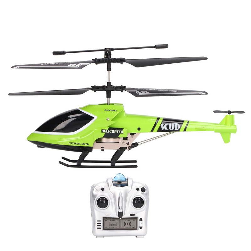 Remote Control Helicopter 2.4G Fixed Height Green Plastic Mini RC