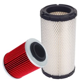 WSDRM 715900394 Air Filter and 420256188 711256188 Oil Filter kit Compatible with Can-Am Defender HD5 Max HD8 Pro HD10 2016-2021 Maverick Sport 1000 Trail 800 1000 R 2019-2021