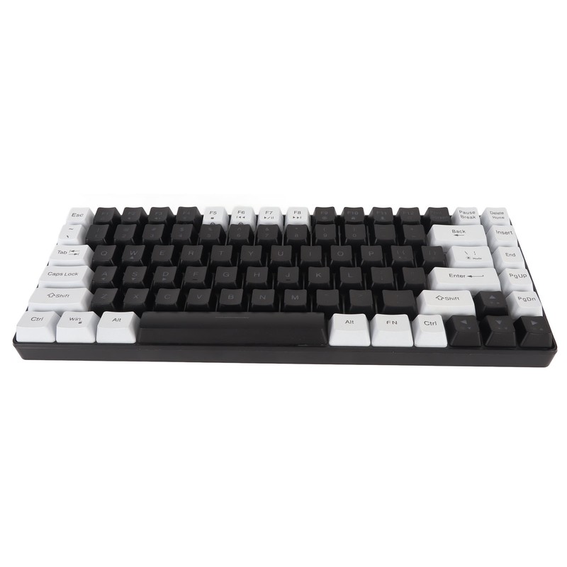 Gaming Keyboard Type C 84 Keys RGB Backlit Ergonomically Curved