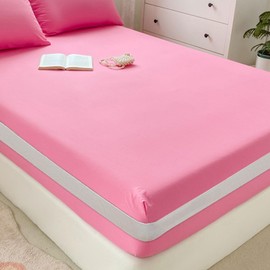 Kybitu Bed Sheet Holder Straps Reliable Sheet Hold Fitted Sheet Strap for Firm & Tight, Elastic 2 Inch Wide Mattress Strap Hold Sheets On Place for Twin&Full Size Mattress (White, 13 FT)