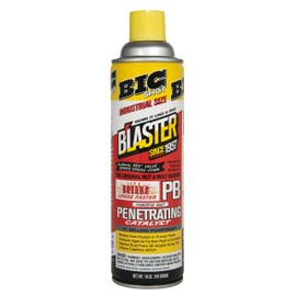B'laster PB Penetrating Lubricant Big Can for Quick Action on Rusted or Seized Bolts and Machine Parts, 18 Ounces, Pack of 6