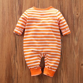 LIKPOJA Newborn Baby Clothes Set Unisex Baby Onesie Outfit One-Pieces Summer Long Sleeve Jumpsuit Fox Rompers for Baby Boys and Girls Gifts(Fox B,6-9 Months)