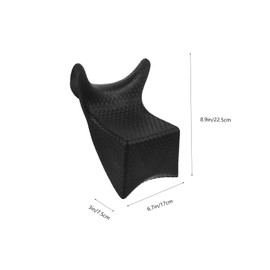 COLLBATH Shampoo Pillow Hair Washing Basin for Salon Hair Net Bath Pillows for Bathtub Lash Bed Face Bath Products Neck Pillow Headband Neck Rest Hair Brush Skincare Tools Scalp Black