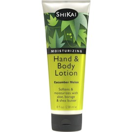 ShiKai - Moisturizing Hand & Body Lotion, Softens & Moisturizes Skin with Aloe Vera, Borage Oil & Shea Butter, Sensually Smooth Skin with Delicious Fragrances (Cucumber Melon, 8 Ounces)