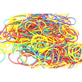 RMB® Set of 800 Rubber Rings Colourful
