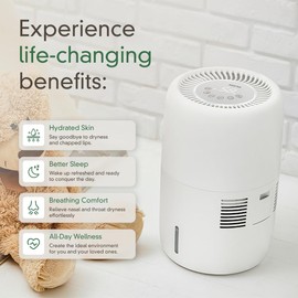 KLARTA Humea Smart Evaporative Humidifier with WiFi (Beige)