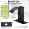 ZHIXINGKX Automatic Motion Sensor Faucet with Waterfall Spout,Stainless Steel Sink