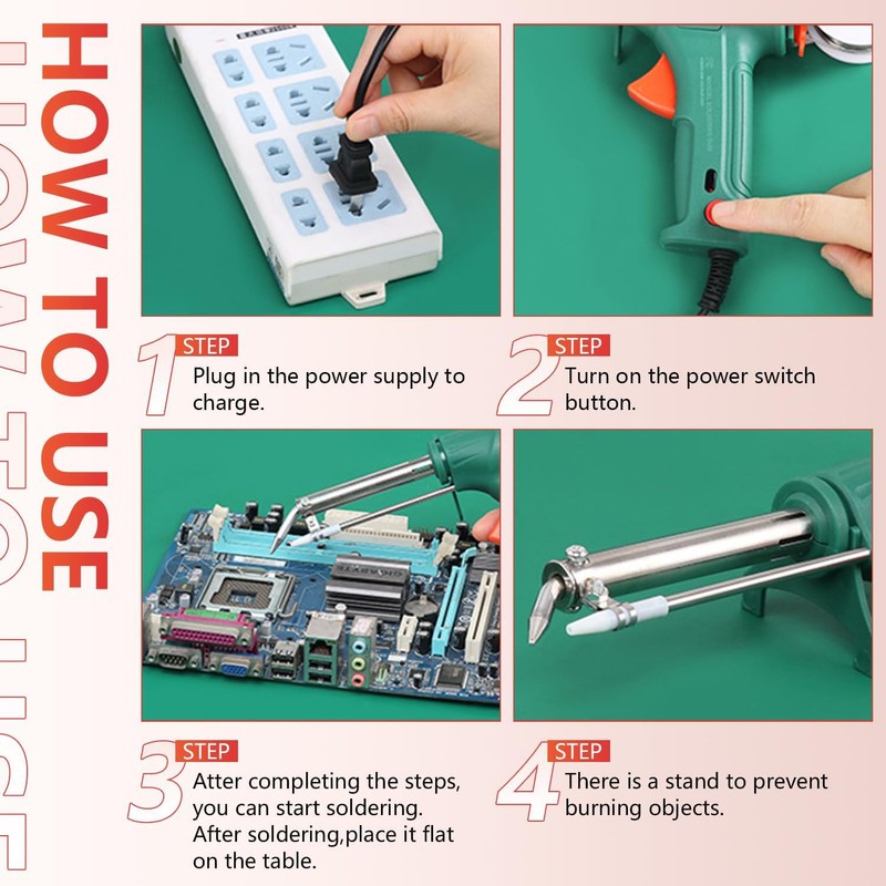 Internally Heated Industrial Laser Welding Tools, Multi-Function Soldering Iron Soldering