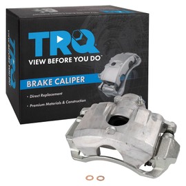 TRQ Front Right Brake Caliper w/Bracket Passenger Side Compatible with 2008-2011 Ford Focus