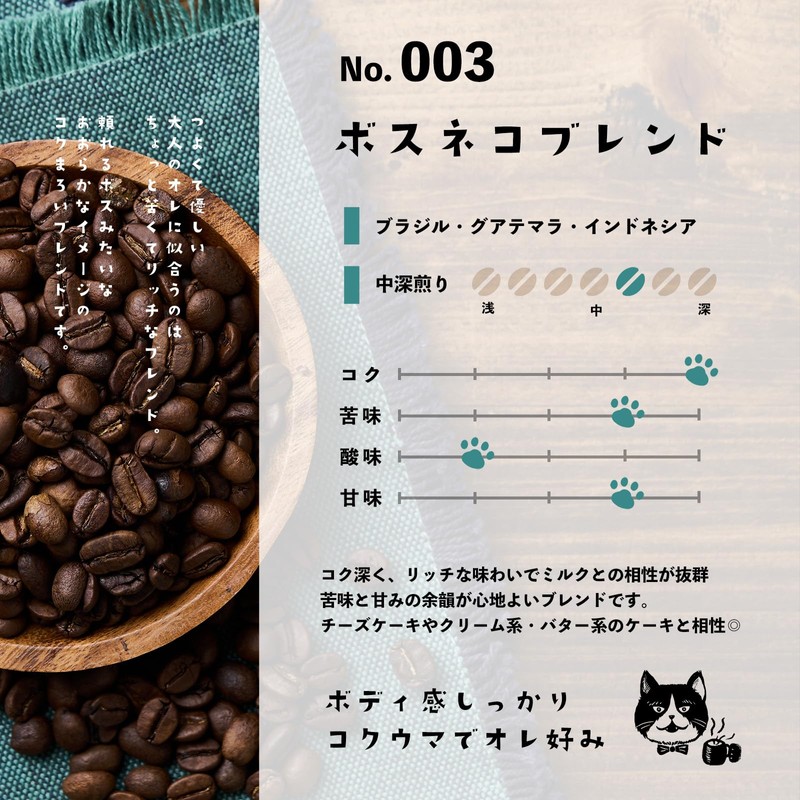 Cats and Beans Coffee for Cat Lovers, Cat Tomamame Drip