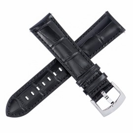 OTTOODY Alligator Grain Leather Watch Bands, Quick Release Top Grain Leather Watch Straps for Men & Women - Choice of Color & Width 18mm, 20mm, 21mm or 22mm, Wristband for Watch & Smartwatch