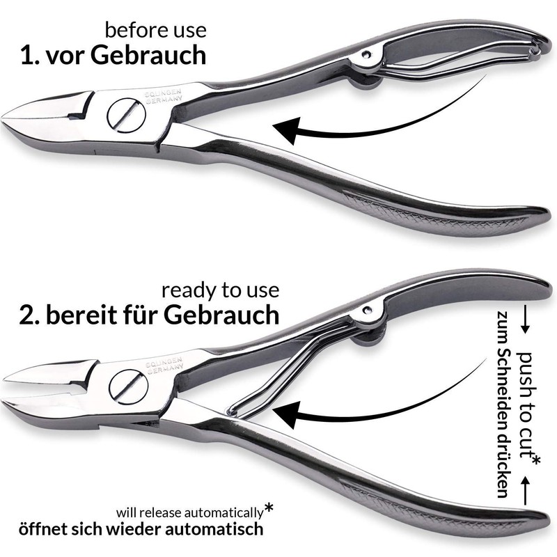 Manicure set made in Germany - 7 piece stainless steel