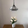 Enjoy Decor Lamps Tiffany Style Hanging Lighting White Hexagon Stained