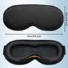 Blackout Weighted Eye Mask for Sleep: Gentle Deep-Pressure 3D Contoured