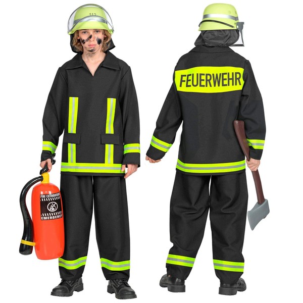‘Firefighter’ (Coat, Trousers) - (140 cm / 8-10 Years)