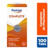 Pharmaton Complete Suplemento Alimenticio para Adultos, 100 Tabletas. Complementa tu
