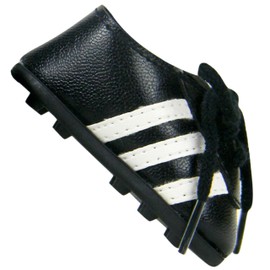 Sophia's Classic Faux Leather Football Soccer Cleat Shoes with White Striped Accents & Realistic Shoelaces for 18” Dolls, Fuchsia