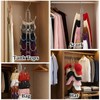 HANLANXUE 4 Pack Purse Organizer for Closet, Purse Hanger with