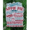 Homemade Apple Pie Recipe Christmas Ornament (A85)