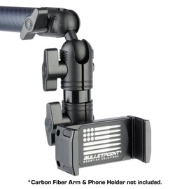 Bulletpoint Drop-Down Lower Phone Placement Kit 20mm-20mm Connector with 1cm Mounting Arm for Vehicle Phone Mounts