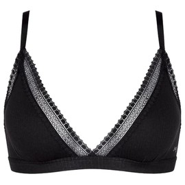 Sloggi Women's Go Ribbed R Bralette Bra, black