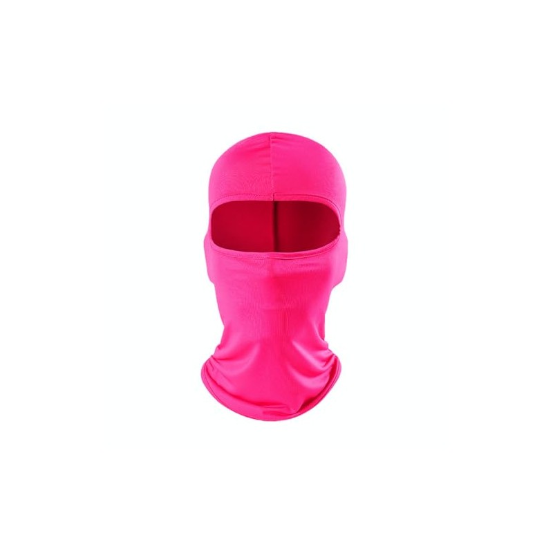 HOLIIBN Pink Women Balaclava Head Mask Windproof UV Protection Sun