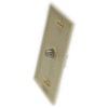 F Coupler Wall Plate Ivory