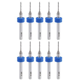 sourcing map PCB Drill Bits 0.9mm Tungsten Carbide Rotary Tool Jewelry CNC Engraving Print Circuit Board Micro Drill Bits 1/8 Inch Shank 10 Pcs