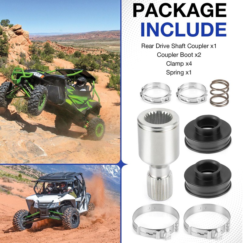 Rear Drive Shaft Coupler & Boot for Arctic Cat Wildcat