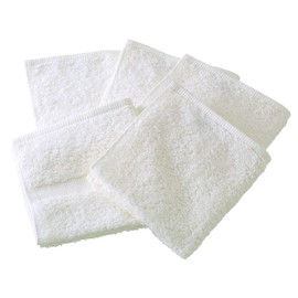 Hotel Hand Set of 5 Hand Towels, Made in Japan, Senshu Towel (Approx. 12.6 x 13.0 inches (32 x 33 cm)), Off-White