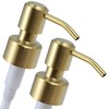 ALTGLAS Twin Pack - 2X Stainless Steel Soap Pump 'Roma'